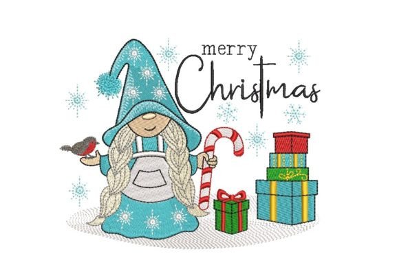 A Designer's Review: Christmas Girl Gnome for Boutique Apparel