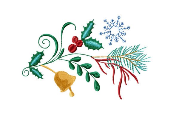 A Festive Review: The Xmas Ornament with Bell Embroidery Design