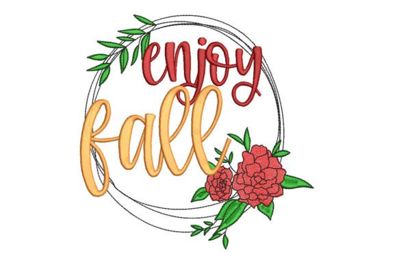 Autumn Wreath: An Embroidery Seller's Review for Creative Fabrica
