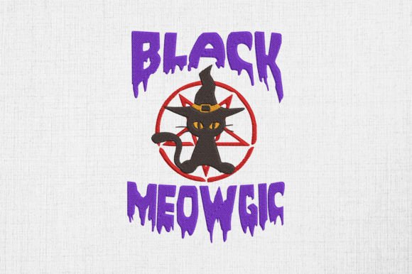 Black Cat Meowgic Halloween Witch Design Review