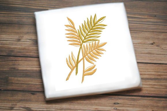 Evaluating Beautiful Autumn Leaves Embroidery Design