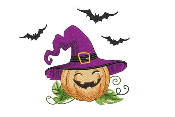 Evaluating Pumpkin in a Witch s Hat for Business Merchandise