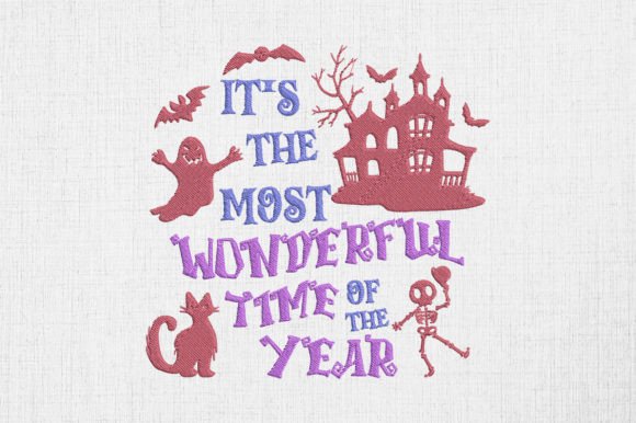 Halloween Embroidery: The Most Wonderful Time