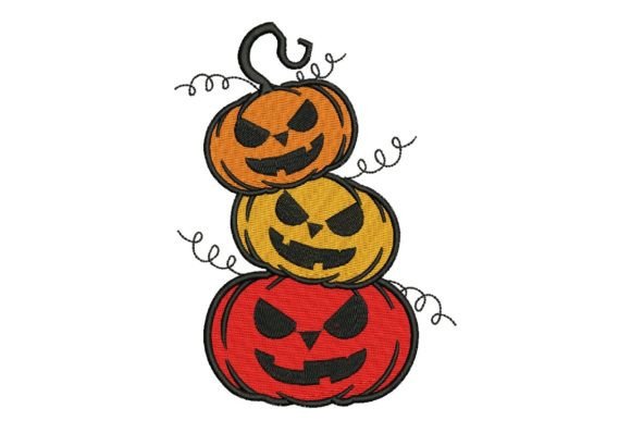 Halloween Pumpkins: A Professional Embroidery Design Review