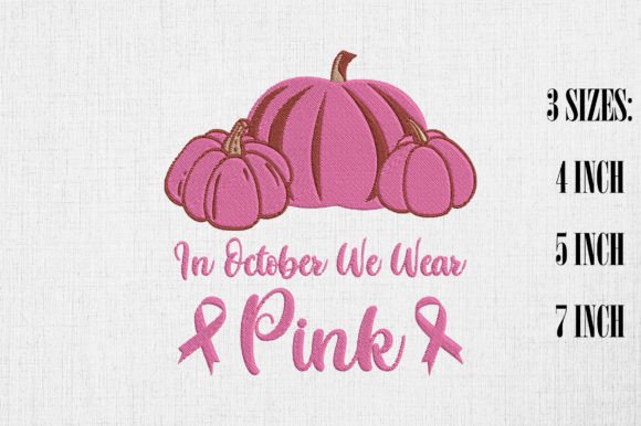 In October We Wear Pink Pumpkins: A Seasonal Embroidery Designer's Review