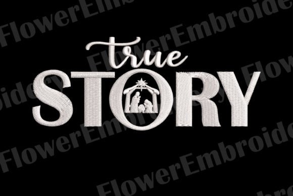True Story: A Festive Embroidery Design for Boutique Apparel