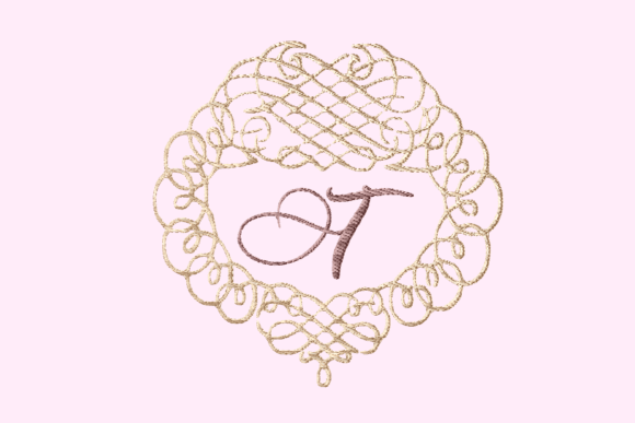 Wedding T Monogram Frame Embroidery Design Review